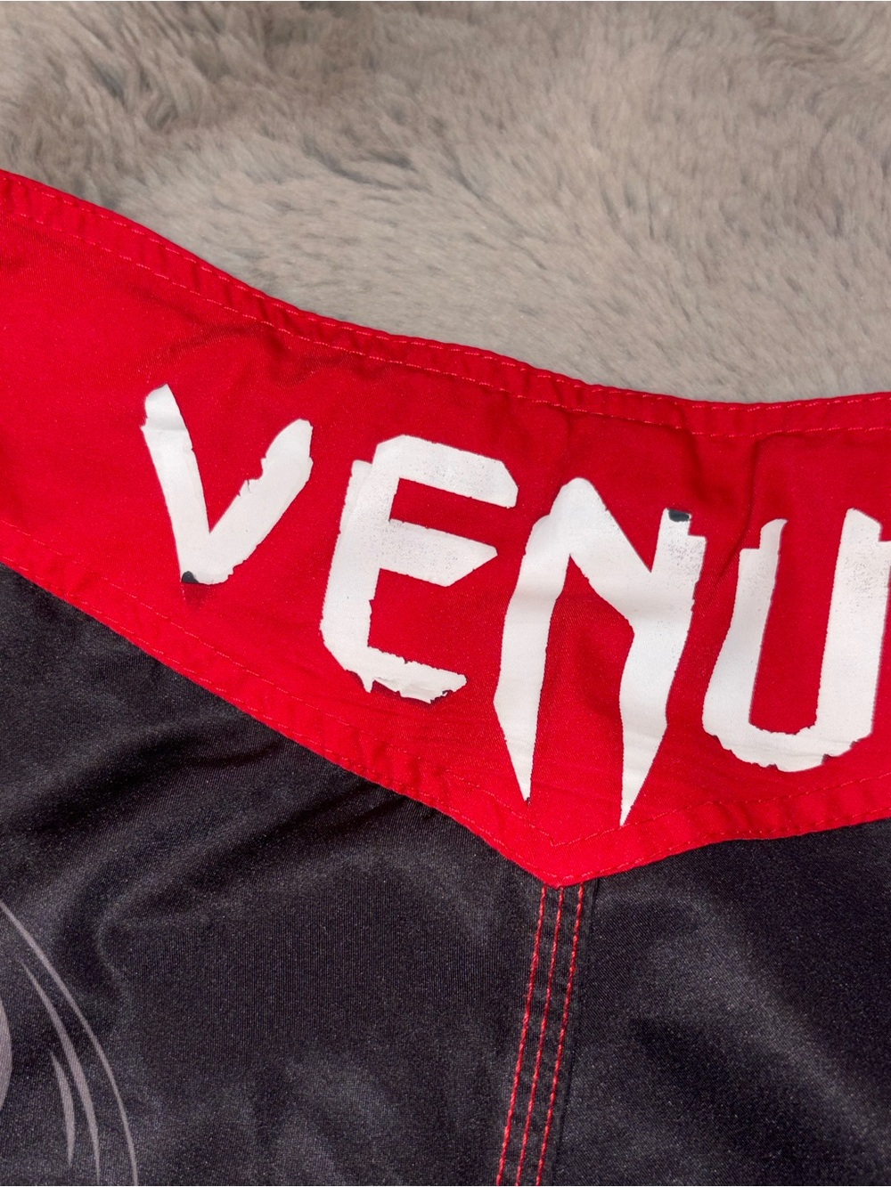 Venum Black & Red MMA Fight Shorts - Picture 6 of 9